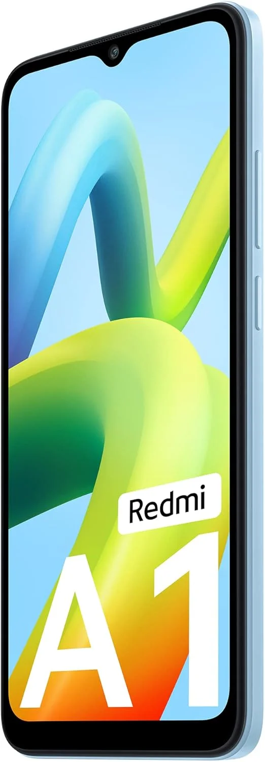 Redmi A1 (آبی روشن، 2 گیگابایت رم، 32 گیگابایت حافظه) | Helio A22 | باتری 5000 میلی آمپر ساعت | دوربین دوگانه 8 مگاپیکسلی AI | طراحی بافت چرمی | اندروید 12