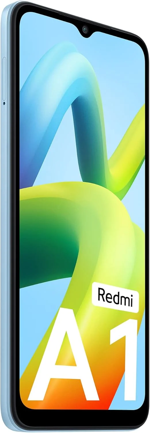 Redmi A1 (آبی روشن، 2 گیگابایت رم، 32 گیگابایت حافظه) | Helio A22 | باتری 5000 میلی آمپر ساعت | دوربین دوگانه 8 مگاپیکسلی AI | طراحی بافت چرمی | اندروید 12