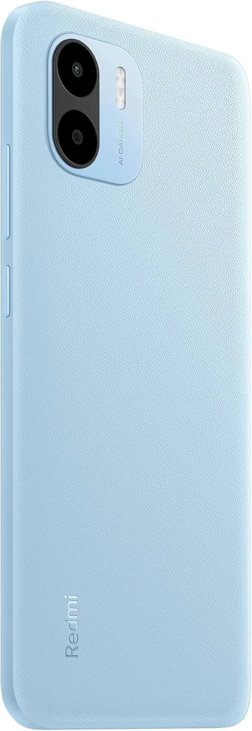 Redmi A1 (آبی روشن، 2 گیگابایت رم، 32 گیگابایت حافظه) | Helio A22 | باتری 5000 میلی آمپر ساعت | دوربین دوگانه 8 مگاپیکسلی AI | طراحی بافت چرمی | اندروید 12