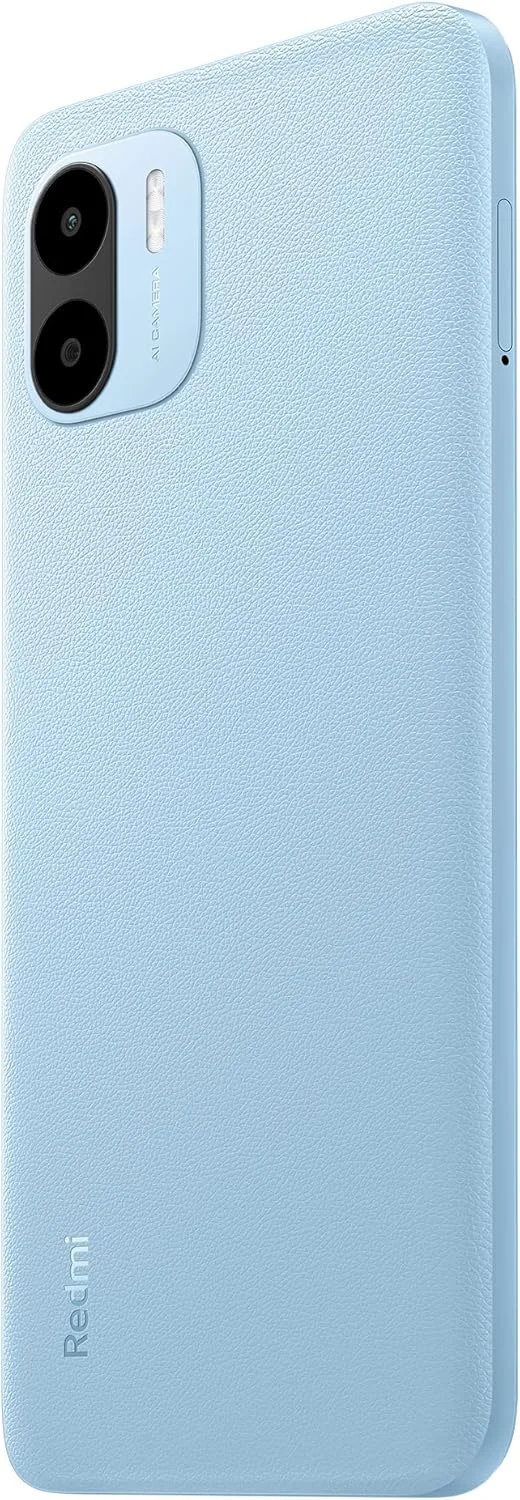 Redmi A1 (آبی روشن، 2 گیگابایت رم، 32 گیگابایت حافظه) | Helio A22 | باتری 5000 میلی آمپر ساعت | دوربین دوگانه 8 مگاپیکسلی AI | طراحی بافت چرمی | اندروید 12