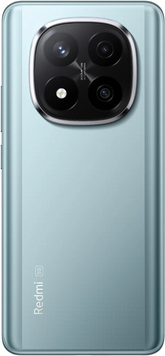 گوشی موبایل شیائومی Redmi Note 14 Pro+ 5G (آبی یخی، 12 گیگابایت رم، 512 گیگابایت حافظه داخلی) | سیستم دوربین 200 مگاپیکسلی حرفه‌ای با هوش مصنوعی | صفحه نمایش 6.67 اینچی AMOLED خمیده 120 هرتز | باتری 5110 میلی آمپر ساعت (typ)