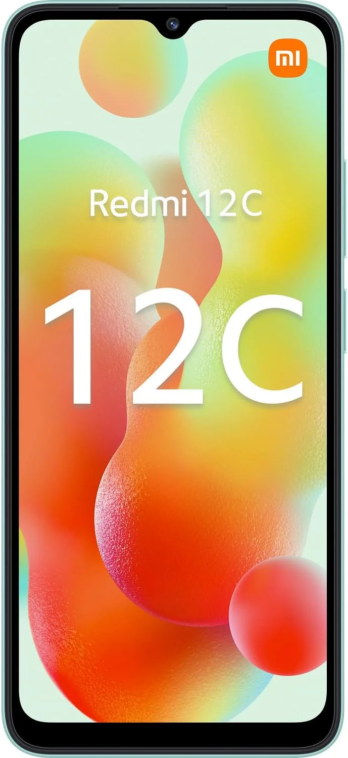 گوشی موبایل شیائومی Redmi 12C دو سیم کارت 128 گیگابایت حافظه داخلی + 4 گیگابایت رم (فقط GSM | بدون CDMA) نسخه بین المللی آنلاک شده کارخانه ای 4G/LTE (سبز نعنایی)