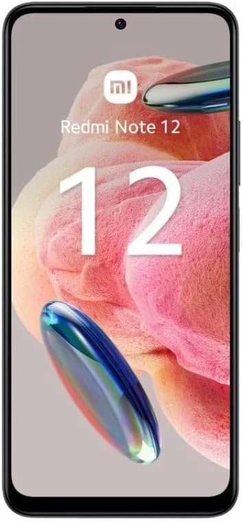 گوشی موبایل شیائومی Redmi Note 12 دو سیم کارت 128 گیگابایت حافظه داخلی + 6 گیگابایت رم (فقط GSM | بدون CDMA) نسخه بین المللی آنلاک شده کارخانه 4G/LTE (خاکستری اونیکس) - مشکی