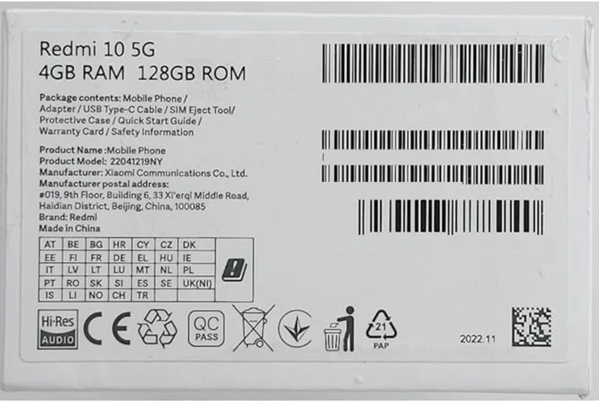 گوشی موبایل شیائومی Redmi Note 12 دو سیم کارت 258 گیگابایت حافظه داخلی + 8 گیگابایت رم (فقط GSM | بدون CDMA) نسخه بین المللی، آنلاک فکتوری 4G/LTE (طلایی طلوع آفتاب)