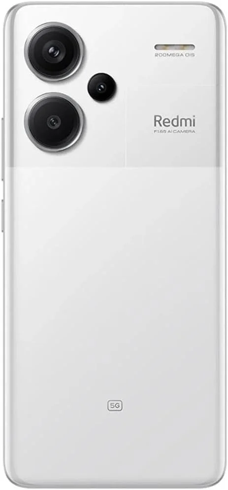 گوشی موبایل شیائومی Redmi Note 13 Pro Plus 5G (سفید مهتابی، 12 گیگ رم، 512 گیگ حافظه داخلی) - دوربین فوق شفاف 200 مگاپیکسلی با OIS | صفحه نمایش 1.5K 120Hz AMOLED | نمایشگر فراگیر با حاشیه های فوق العاده نازک، سفید مهتابی
