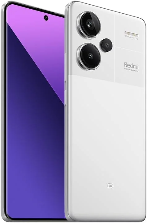 گوشی موبایل شیائومی Redmi Note 13 Pro Plus 5G (سفید مهتابی، 12 گیگ رم، 512 گیگ حافظه داخلی) - دوربین فوق شفاف 200 مگاپیکسلی با OIS | صفحه نمایش 1.5K 120Hz AMOLED | نمایشگر فراگیر با حاشیه های فوق العاده نازک، سفید مهتابی