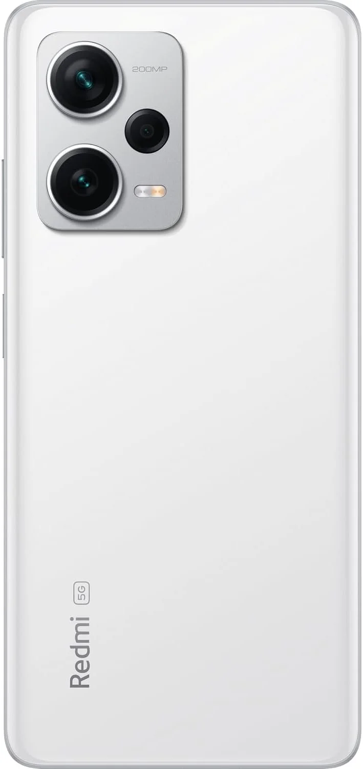 گوشی شیائومی Redmi Note 12 Pro Plus 5G (سفید قطبی، 8 گیگابایت رم، 256 گیگابایت حافظه) - دوربین 200 مگاپیکسلی انقلابی با OIS | نمایشگر AMOLED 120 هرتز زنده | MediaTek Dimensity 1080 همه کاره | شارژ فوق العاده هوشمند 120 واتی