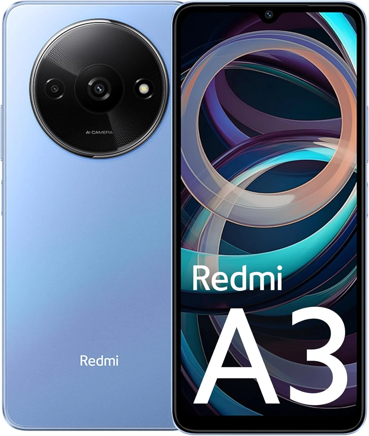 گوشی موبایل Redmi A3 آبی دریاچه ای با 6 گیگابایت رم و 128 گیگابایت حافظه داخلی (بدون پیشنهاد ویژه)