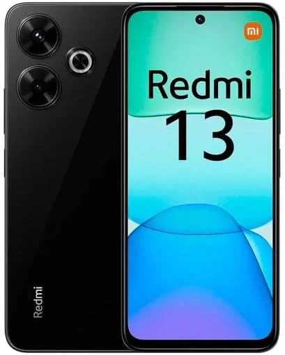 شیائومی Redmi 13 با حافظه 128 گیگابایت و رم 6 گیگابایت (مشکی نیمه شب) دو سیم کارت