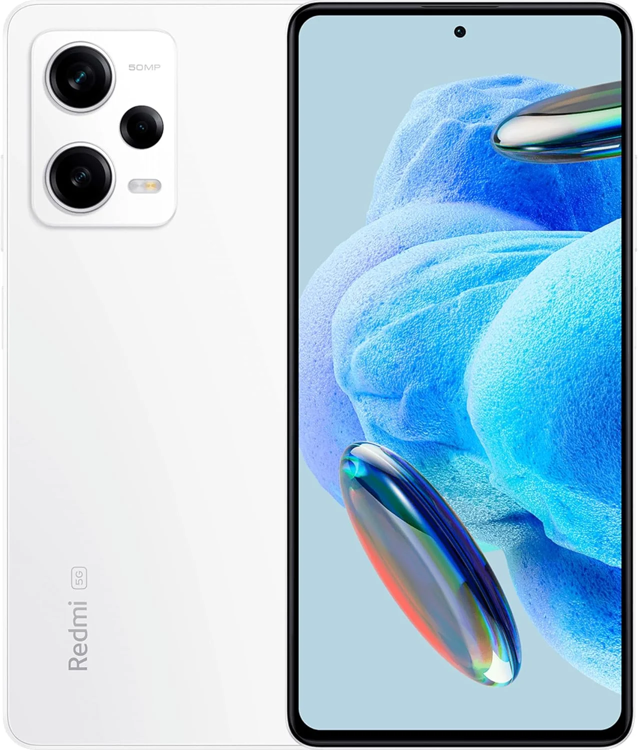 گوشی موبایل شیائومی Redmi Note 12 Pro دو سیم کارت 256 گیگابایت حافظه داخلی + 8 گیگابایت رم (فقط GSM | بدون CDMA) نسخه بین المللی آنلاک فکتوری 5G - سفید