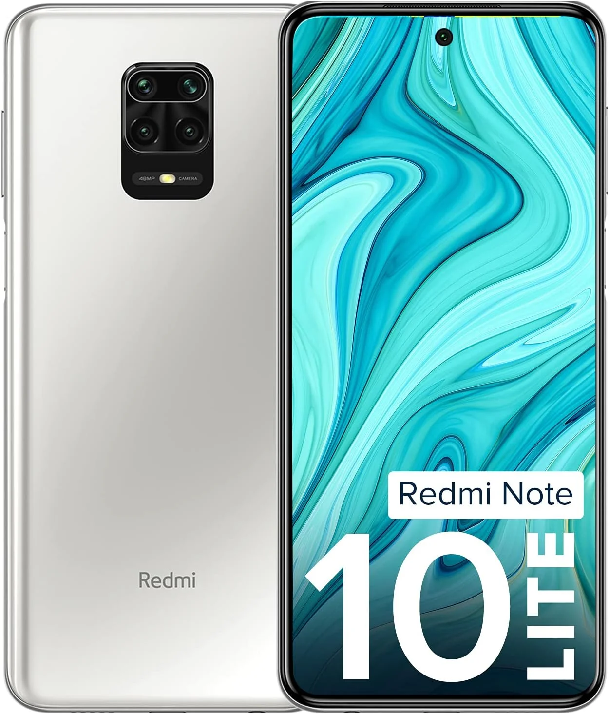 گوشی موبایل شیائومی Redmi Note 10 Lite سفید یخی با 4 گیگابایت رم و 128 گیگابایت حافظه داخلی | دارای الکسا