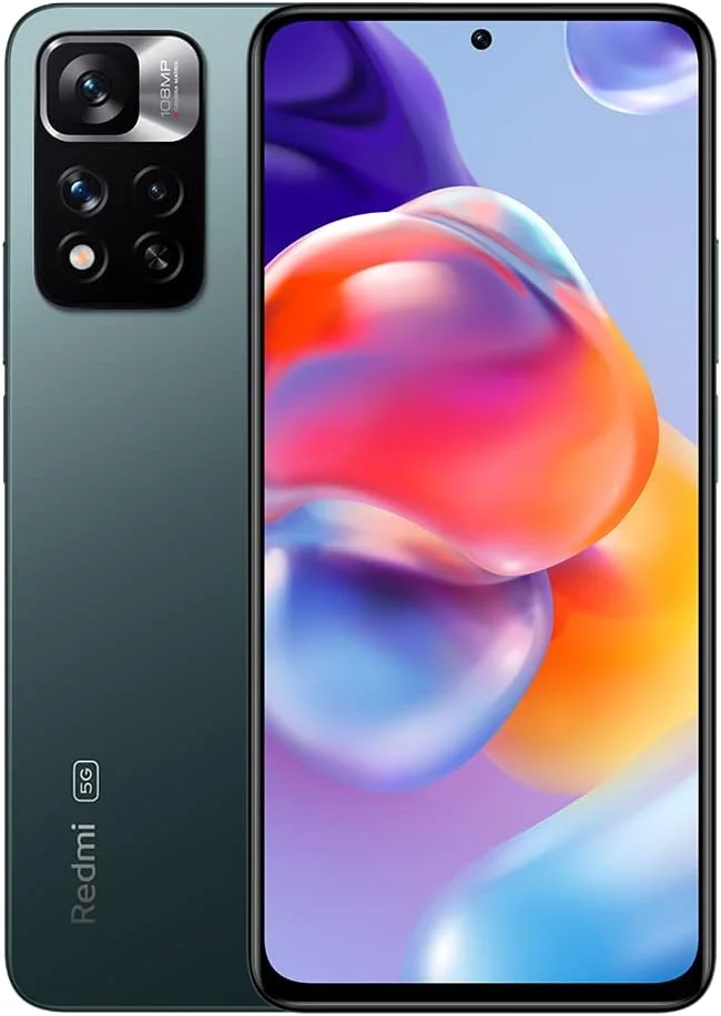گوشی موبایل شیائومی Redmi Note 11 Pro Plus 5G (سبز جنگلی، 8 گیگابایت رم، 128 گیگابایت حافظه) - صدای 24 بیت/192 کیلوهرتز تنظیم شده توسط JBL | نمایشگر 120 هرتز FHD+ AMOLED DotDisplay | دوربین 108 مگاپیکسل با دوربین ماکرو تله فوتو 2 مگاپیکسل