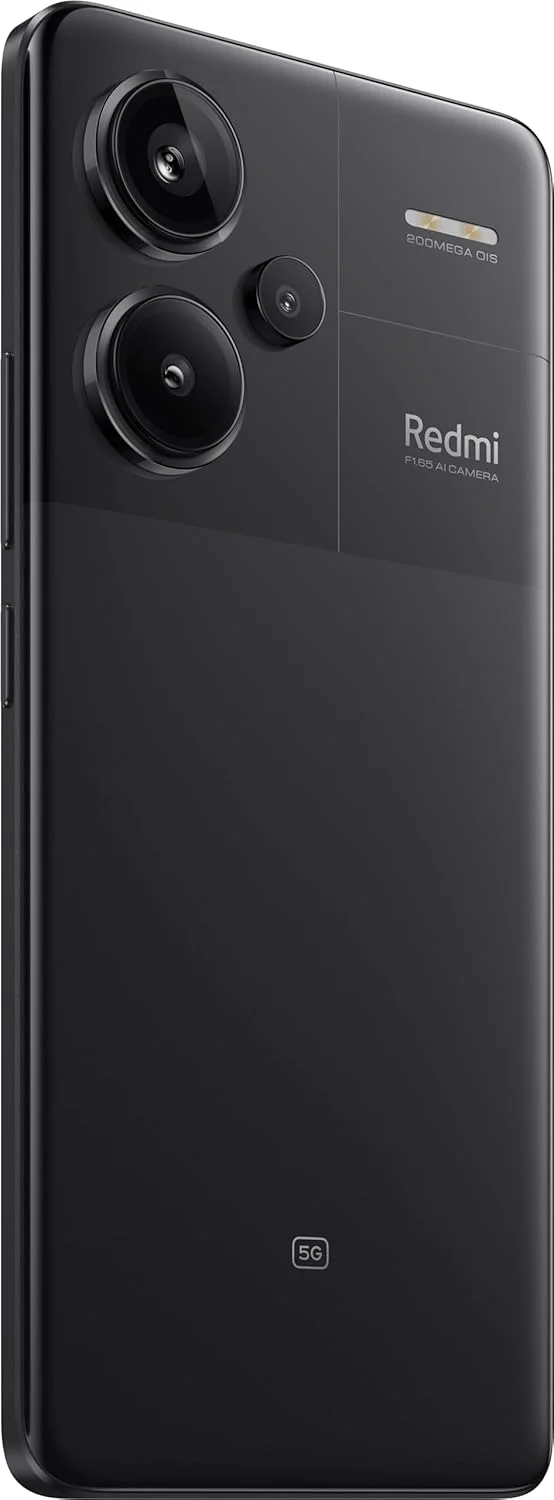 گوشی موبایل شیائومی Redmi Note 13 Pro+ Plus 5G (مناسب Tmobile Mint Tello و نسخه گلوبال) (256 گیگابایت + 8 گیگابایت رم) 6.67 اینچ دوربین سه گانه 200 مگاپیکسل NFC (مشکی نیمه شب)