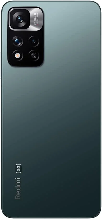 گوشی موبایل شیائومی Redmi Note 11 Pro Plus 5G (سبز جنگلی، 8 گیگابایت رم، 128 گیگابایت حافظه) - صدای 24 بیت/192 کیلوهرتز تنظیم شده توسط JBL | نمایشگر 120 هرتز FHD+ AMOLED DotDisplay | دوربین 108 مگاپیکسل با دوربین ماکرو تله فوتو 2 مگاپیکسل