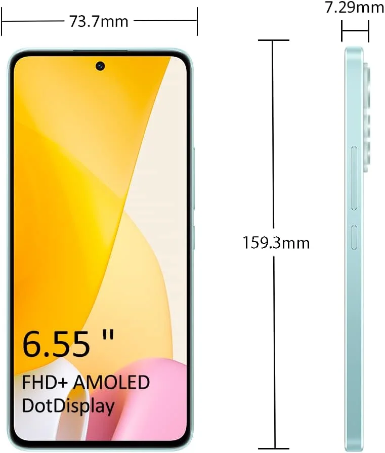 گوشی موبایل شیائومی 12 لایت 5G (سبز لایت، 8 گیگابایت رم، 256 گیگابایت حافظه داخلی) - طراحی باریک و سبک وزن | دوربین سه گانه 108 مگاپیکسلی در سطح استودیو | شارژ توربو هوشمند 67 واتی | صفحه نمایش 120 هرتز AMOLED