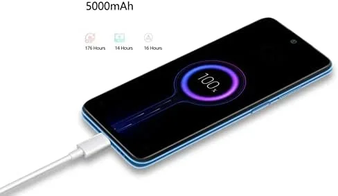 گوشی موبایل شیائومی Redmi Note 11 4G Volte با حافظه داخلی 128 گیگابایت و رم 6 گیگابایت، نسخه آنلاک شده کارخانه، صفحه نمایش 6.43 اینچی، دوربین چهارگانه 50 مگاپیکسلی با حالت شب (سازگار با Verizon Sprint Boost Cricket At&t Metro Pcs نیست) (همراه با شارژر فندکی سریع) (سفید)