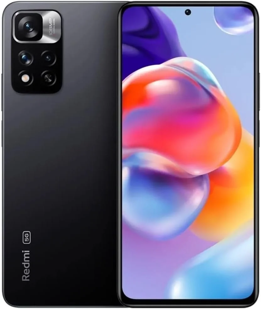 شیائومی Redmi Note 11 Pro Plus 5G (خاکستری گرافیتی، 8 گیگابایت رم، 256 گیگابایت حافظه) - صدای 24 بیتی/192 کیلوهرتز تنظیم شده توسط JBL | نمایشگر 120 هرتز، FHD+ AMOLED DotDisplay | دوربین 108 مگاپیکسلی با دوربین تله فوتو ماکرو 2 مگاپیکسلی
