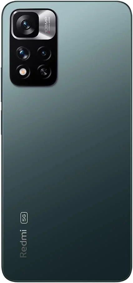 شیائومی Redmi Note 11 Pro Plus 5G (سبز جنگلی، 8 گیگابایت رم، 256 گیگابایت حافظه) - صدای 24 بیتی/192 کیلوهرتز تنظیم شده توسط JBL | نمایشگر 120 هرتز، FHD+ AMOLED DotDisplay | دوربین 108 مگاپیکسلی با دوربین ماکرو تله فوتو 2 مگاپیکسلی