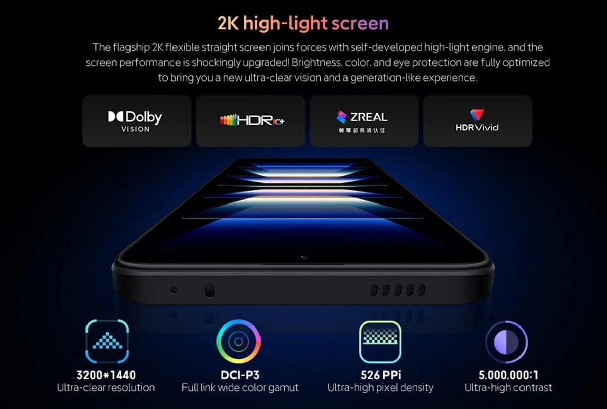 گوشی هوشمند شیائومی Redmi K60 Pro با پردازنده Snapdragon 8 Gen 2، رم 12 گیگابایت + حافظه 256 گیگابایت، دوربین 54 مگاپیکسل، شارژ بی‌سیم 30 وات، هایپرشارژر 120 وات، باتری 5000 میلی‌آمپر، صفحه نمایش 2K 120 هرتز MIUI14 (مشکی)