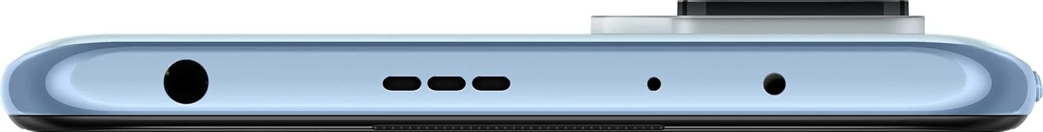 گوشی موبایل شیائومی Redmi Note 10 Pro - حافظه 6+64 گیگابایت، صفحه نمایش 6.67 اینچی 120 هرتز AMOLED DotDisplay، پردازنده Snapdragon 732G، دوربین چهارگانه 108 مگاپیکسلی، باتری 5020 میلی آمپر، آبی یخچالی (نسخه انگلستان + 2 سال گارانتی)