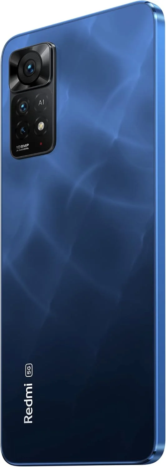 گوشی موبایل Redmi Note 11 Pro + 5G (آبی سراب، 8 گیگابایت رم، 256 گیگابایت حافظه داخلی) | شارژ توربو 67 واتی | نمایشگر 120 هرتز Super AMOLED | پیشنهادات تعویض اضافی | شارژر شامل می شود