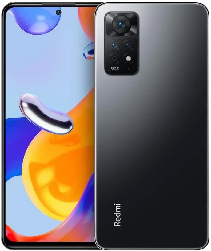 گوشی موبایل شیائومی Redmi Note 11 Pro دو سیم کارت 128 گیگابایت حافظه داخلی + 6 گیگابایت رم (فقط GSM | بدون CDMA) نسخه بین المللی آنلاک شده 4G/LTE - خاکستری گرافیت