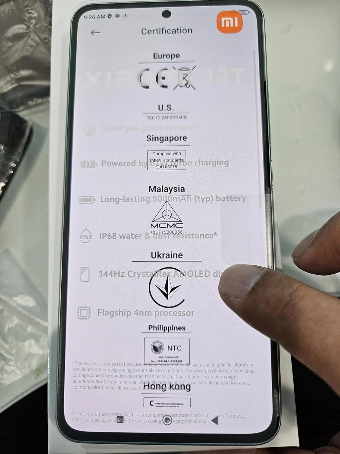 شیائومی 13T مشکی 12 گیگابایت رم 256 گیگابایت رام 5G - نسخه گلوبال با سرویس گارانتی VIP