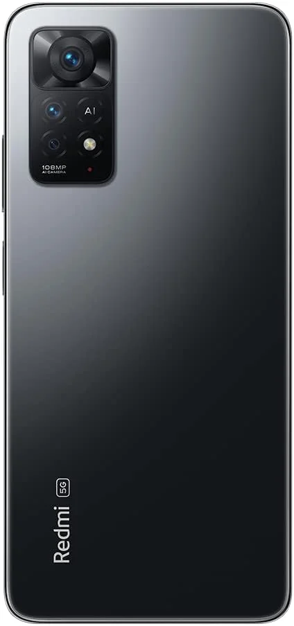 گوشی موبایل شیائومی Redmi Note 11 Pro 5G (خاکستری گرافیتی، 8 گیگابایت رم، 128 گیگابایت حافظه داخلی) - نمایشگر 120 هرتز FHD+ AMOLED DotDisplay | دوربین 108 مگاپیکسل با دوربین ماکرو 2 مگاپیکسل