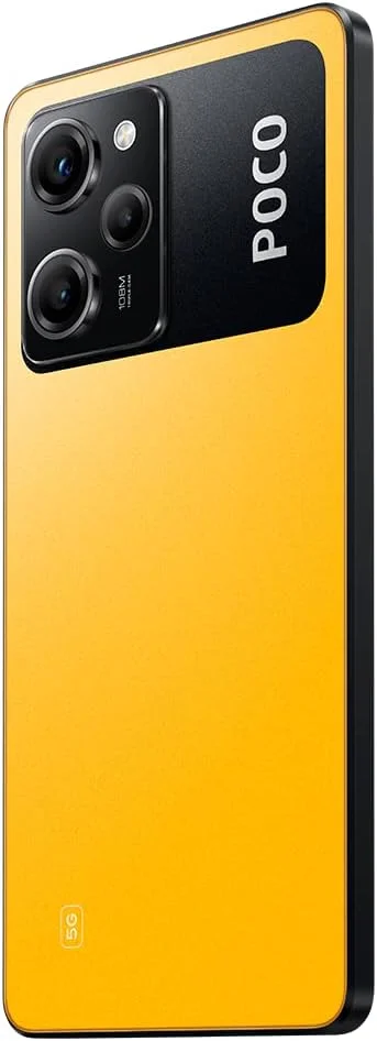 گوشی موبایل POCO X5 Pro 5G (زرد، 8 گیگابایت رم، 256 گیگابایت حافظه داخلی) - نمایشگر 120 هرتز POLED | پردازنده Snapdragon 778G | شارژ توربو 67 واتی | دوربین حرفه ای 108 مگاپیکسلی، بلوتوث، وای فای، USB