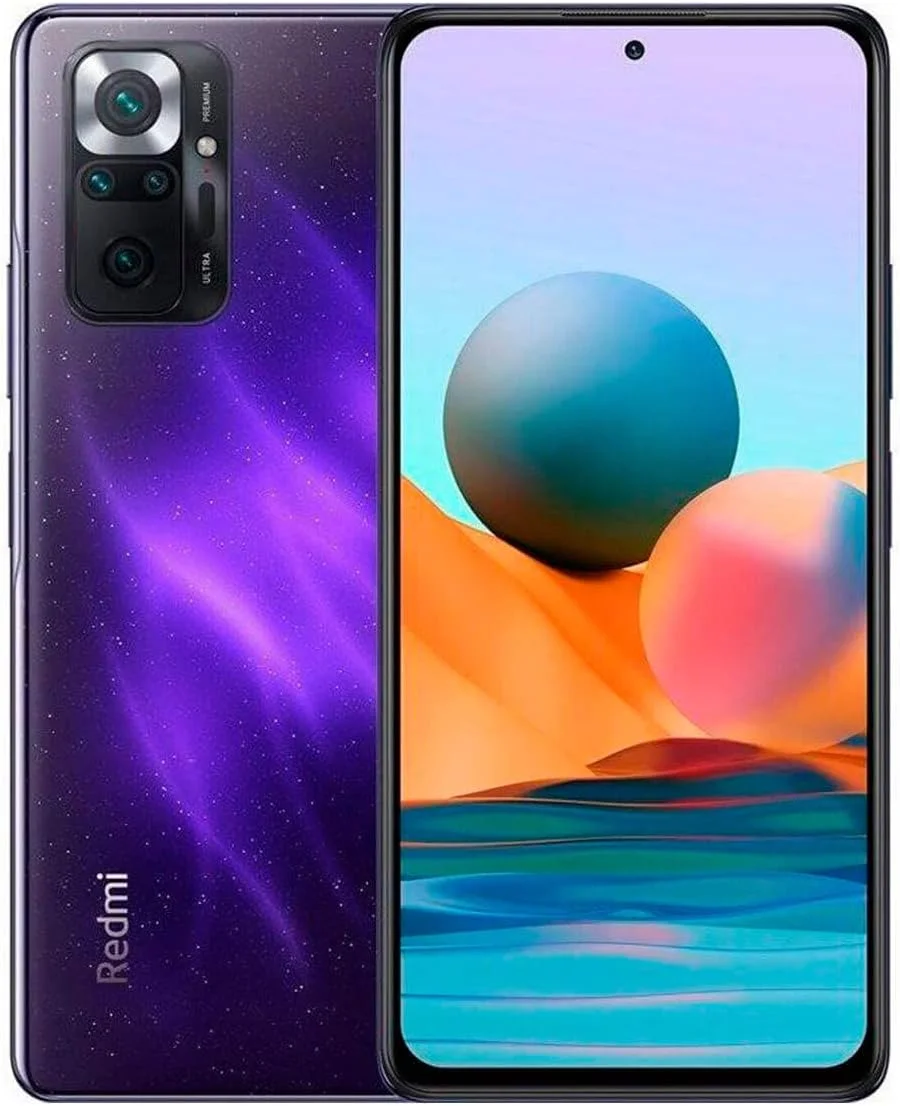 گوشی موبایل شیائومی Redmi Note 10 Pro دو سیم کارت 256 گیگابایت حافظه داخلی + 8 گیگابایت رم (فقط GSM | بدون CDMA) نسخه بین المللی آنلاک شده کارخانه 4G/LTE (بنفش سحابی)