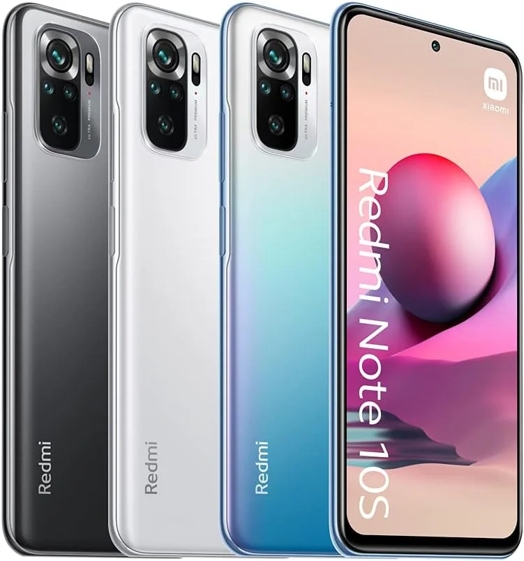 گوشی موبایل شیائومی Redmi Note 10S - حافظه 128 گیگابایت + رم 6 گیگابایت، صفحه نمایش 6.43 اینچی AMOLED DotDisplay، پردازنده MediaTek Helio G95، دوربین چهارگانه 64 مگاپیکسلی، باتری 5000 میلی آمپر، سفید سنگریزه ای (نسخه انگلستان + 2 سال گارانتی شیائومی)