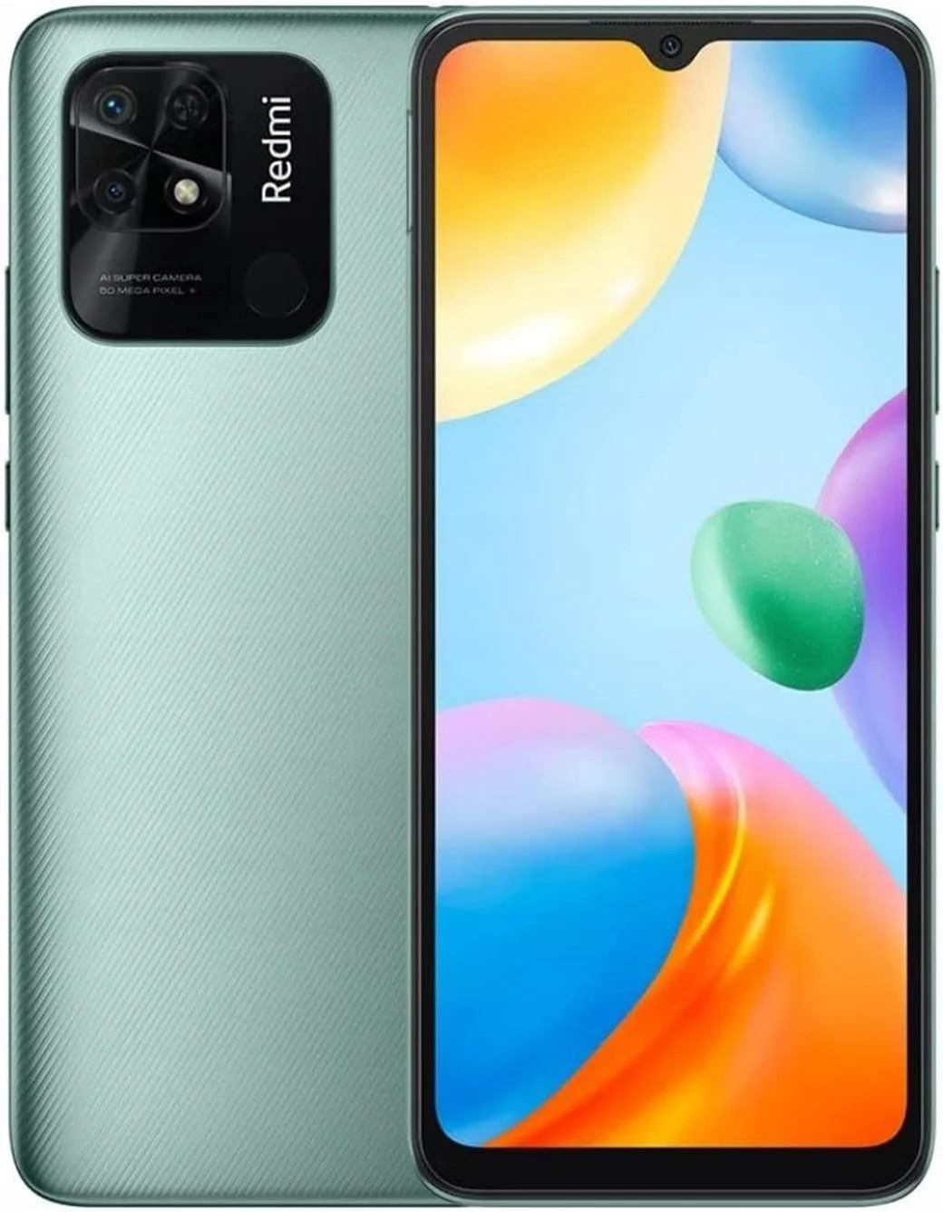 گوشی موبایل شیائومی Redmi 10C 4G LTE (حافظه 64 گیگابایت + رم 3 گیگابایت) آنلاک کارخانه ای، صفحه نمایش 6.71 اینچ، دوربین 50 مگاپیکسل (فقط برای T-Mobile - Mint Tello بازار ایالات متحده) + (همراه با شارژر سریع خودرو) (سبز نعنایی)