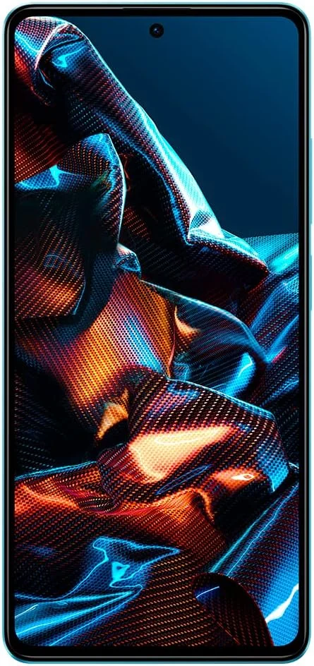 گوشی موبایل شیائومی پوکو X5 PRO 5G + 4G Volte گلوبال آنلاک 128 گیگابایت + 6 گیگابایت رم GSM 6.67 اینچ دوربین سه گانه 108 مگاپیکسلی (فقط برای بازار Tmobile Mint Tello USA) + (بسته شارژر سریع خودرو 51 واتی) (آبی)