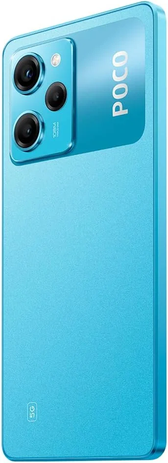 گوشی موبایل شیائومی پوکو X5 PRO 5G + 4G Volte گلوبال آنلاک 128 گیگابایت + 6 گیگابایت رم GSM 6.67 اینچ دوربین سه گانه 108 مگاپیکسلی (فقط برای بازار Tmobile Mint Tello USA) + (بسته شارژر سریع خودرو 51 واتی) (آبی)
