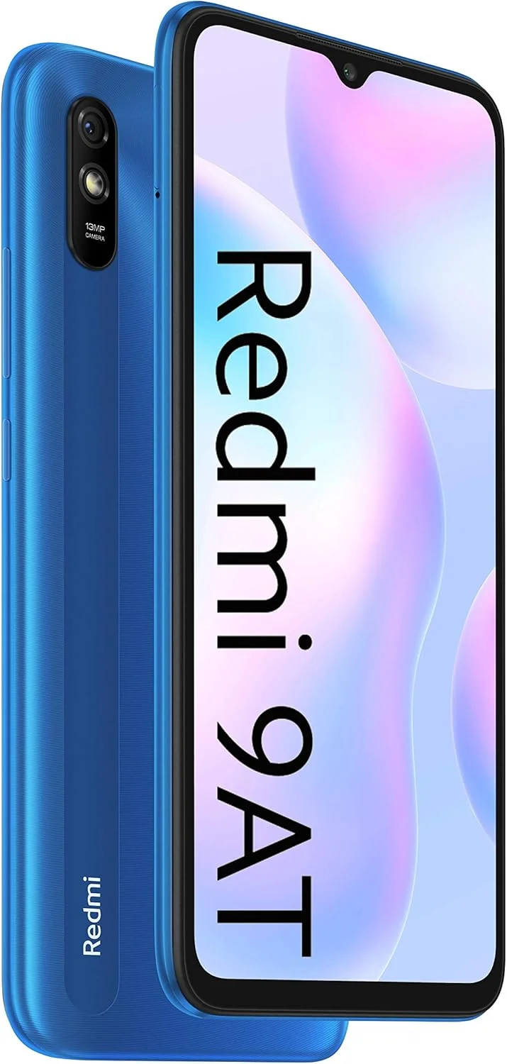 شیائومی Redmi 9AT با حافظه 32 گیگابایت و رم 2 گیگابایت (نسخه انگلستان + 2 سال گارانتی رسمی)، آبی آسمانی