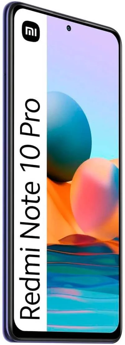 گوشی موبایل شیائومی Redmi Note 10 Pro دو سیم کارت 128 گیگابایت حافظه داخلی + 6 گیگابایت رم (فقط GSM | بدون CDMA) نسخه بین المللی آنلاک شده 4G/LTE - رنگ بنفش سحابی