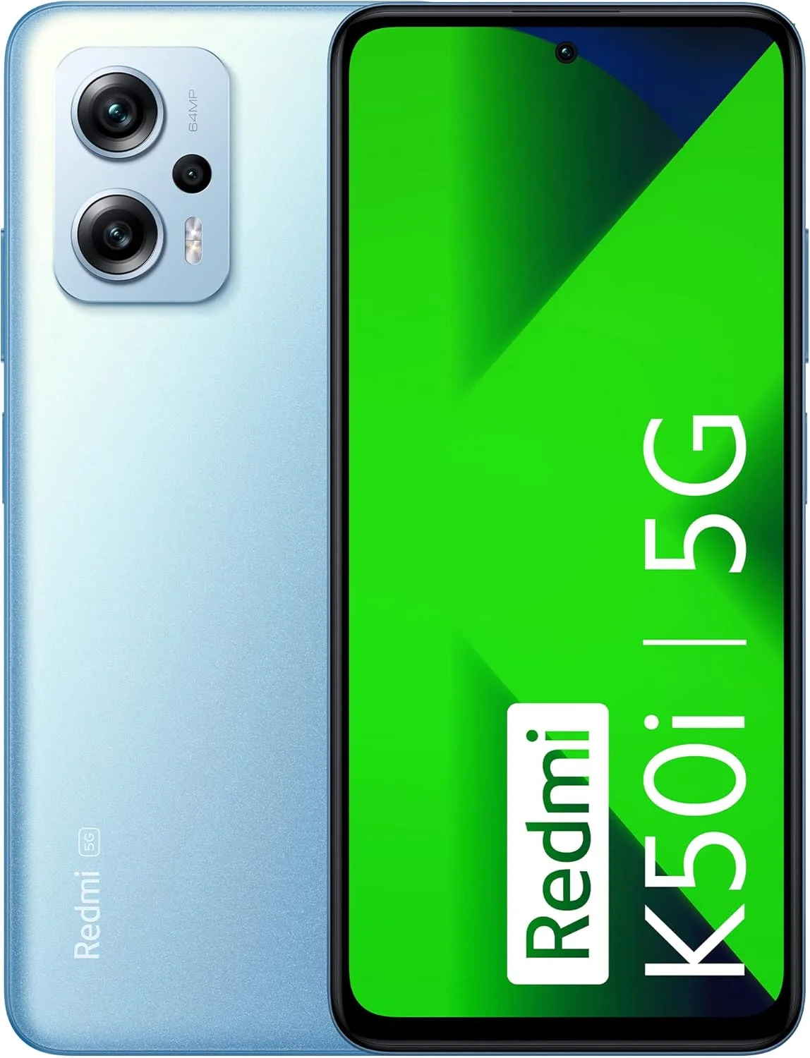 گوشی موبایل شیائومی Redmi K50i آبی فانتوم (6 گیگابایت رم، 128 گیگابایت حافظه داخلی) | پردازنده پرچمدار Mediatek Dimensity 8100 | نمایشگر 144 هرتز Liquid FFS