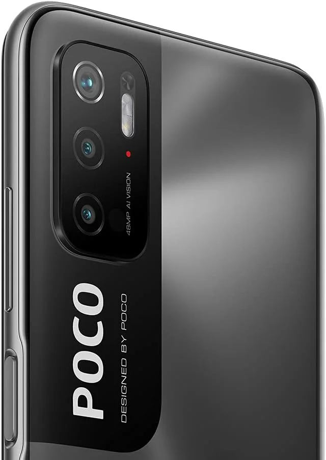 گوشی موبایل شیائومی POCO M3 Pro 5G - حافظه 128 گیگابایت + 6 گیگابایت رم، صفحه نمایش 6.5 اینچی FHD+ 90 هرتز DotDisplay، پردازنده MediaTek Dimensity 700 با 5G دوگانه، دوربین سه گانه 48 مگاپیکسلی AI، باتری 5000 میلی آمپر ساعتی، رنگ Power Black (نسخه انگلستان + 2 سال گارانتی)