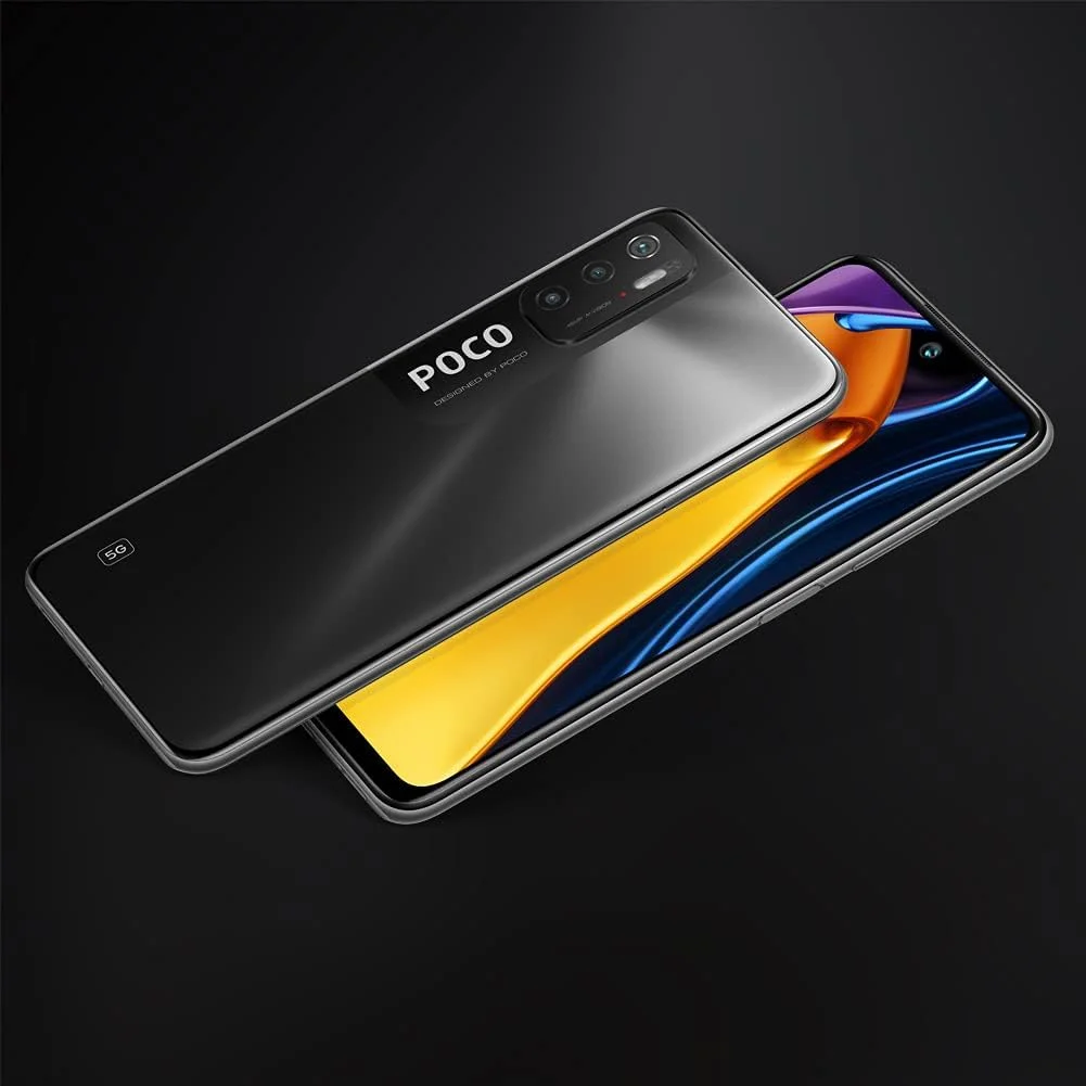 گوشی موبایل شیائومی POCO M3 Pro 5G - حافظه 128 گیگابایت + 6 گیگابایت رم، صفحه نمایش 6.5 اینچی FHD+ 90 هرتز DotDisplay، پردازنده MediaTek Dimensity 700 با 5G دوگانه، دوربین سه گانه 48 مگاپیکسلی AI، باتری 5000 میلی آمپر ساعتی، رنگ Power Black (نسخه انگلستان + 2 سال گارانتی)
