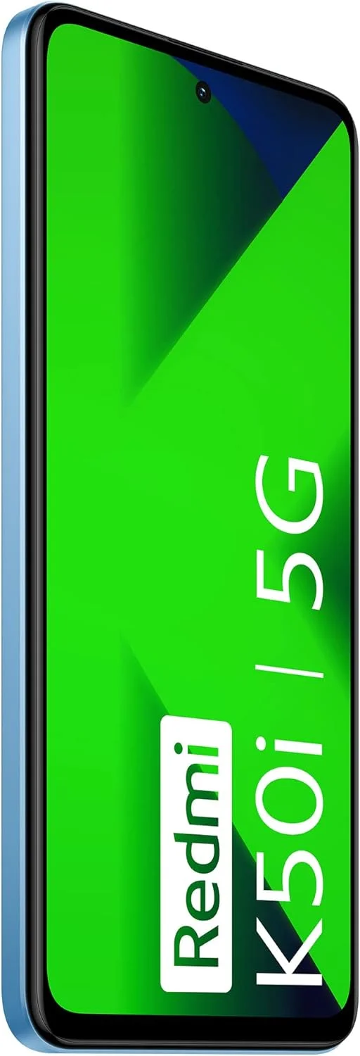 گوشی موبایل شیائومی Redmi K50i آبی فانتوم (6 گیگابایت رم، 128 گیگابایت حافظه داخلی) | پردازنده پرچمدار Mediatek Dimensity 8100 | نمایشگر 144 هرتز Liquid FFS