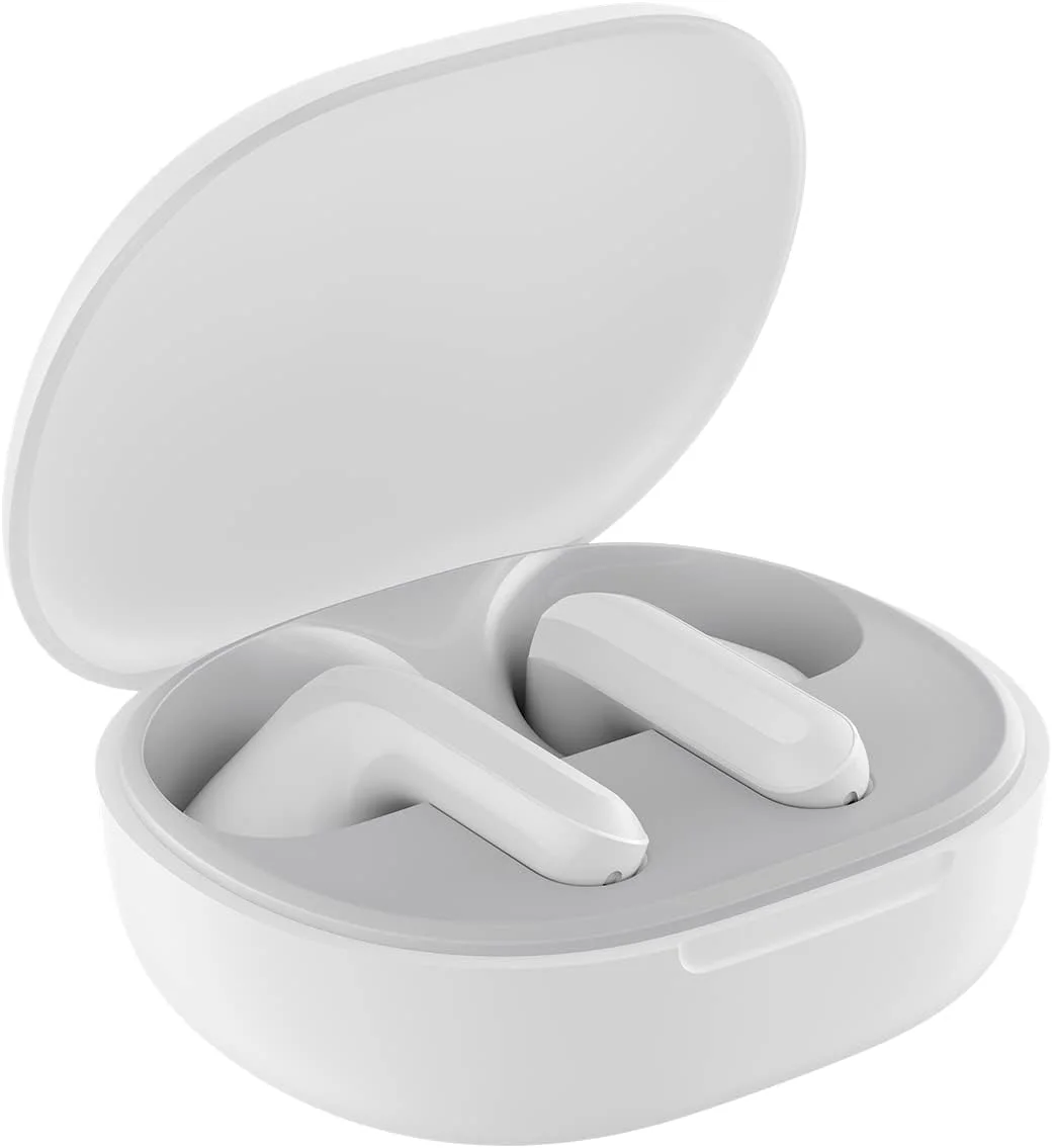 هدفون بی سیم سبک وزن شیائومی Redmi Buds 4 Lite با عمر باتری تا 20 ساعت، بلوتوث 5.3، درایور 12 میلی متری، IPX4، سفید (نسخه ES + 3 سال گارانتی)