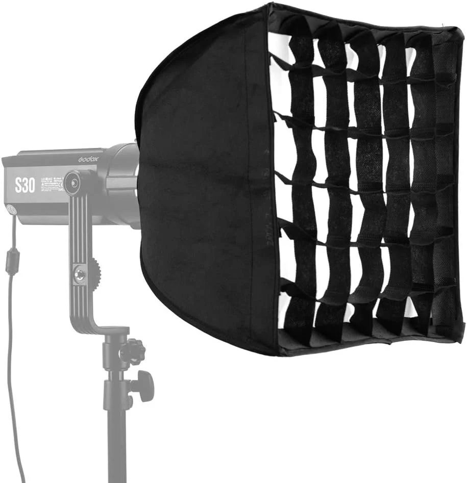 سافت باکس گودکس SA-30 با گرید 30x30 سانتی متر، برای نور ویدئویی ال ای دی متمرکز کننده گودکس S30، به همراه پارچه Pergear سافت باکس گودکس SA-30 با گرید 30x30 سانتی متر، برای نور ویدئویی ال ای دی متمرکز کننده گودکس S30، به همراه پارچه Pergear