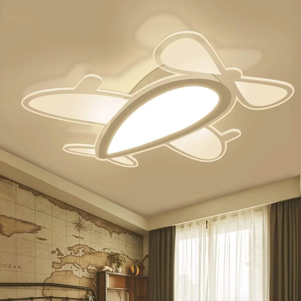 لوستر محبوب YUNZHI، لوستر مدرن اتاق کودک، چراغ سقفی هواپیمای LED، آکریلیک نور گرم، لوستر اتاق خواب کودک، چراغ آویز آهنی (رنگ: نور گرم) لوستر محبوب YUNZHI، لوستر مدرن اتاق کودک، چراغ سقفی هواپیمای LED، آکریلیک نور گرم، لوستر اتاق خواب کودک، چراغ آویز آهنی (رنگ: نور گرم)