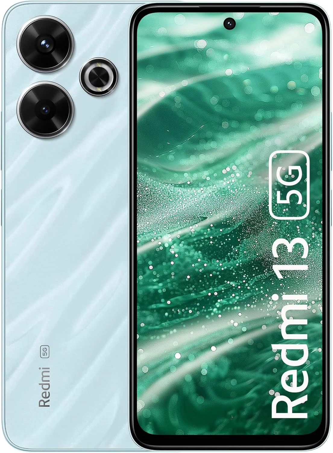 ردمی 13 5G، آبی هاوایی، 6 گیگابایت + 128 گیگابایت، عرضه در هند با SD 4 Gen 2 AE، دوربین حرفه ای 108 مگاپیکسلی، بزرگترین نمایشگر 6.75 اینچی در این رده