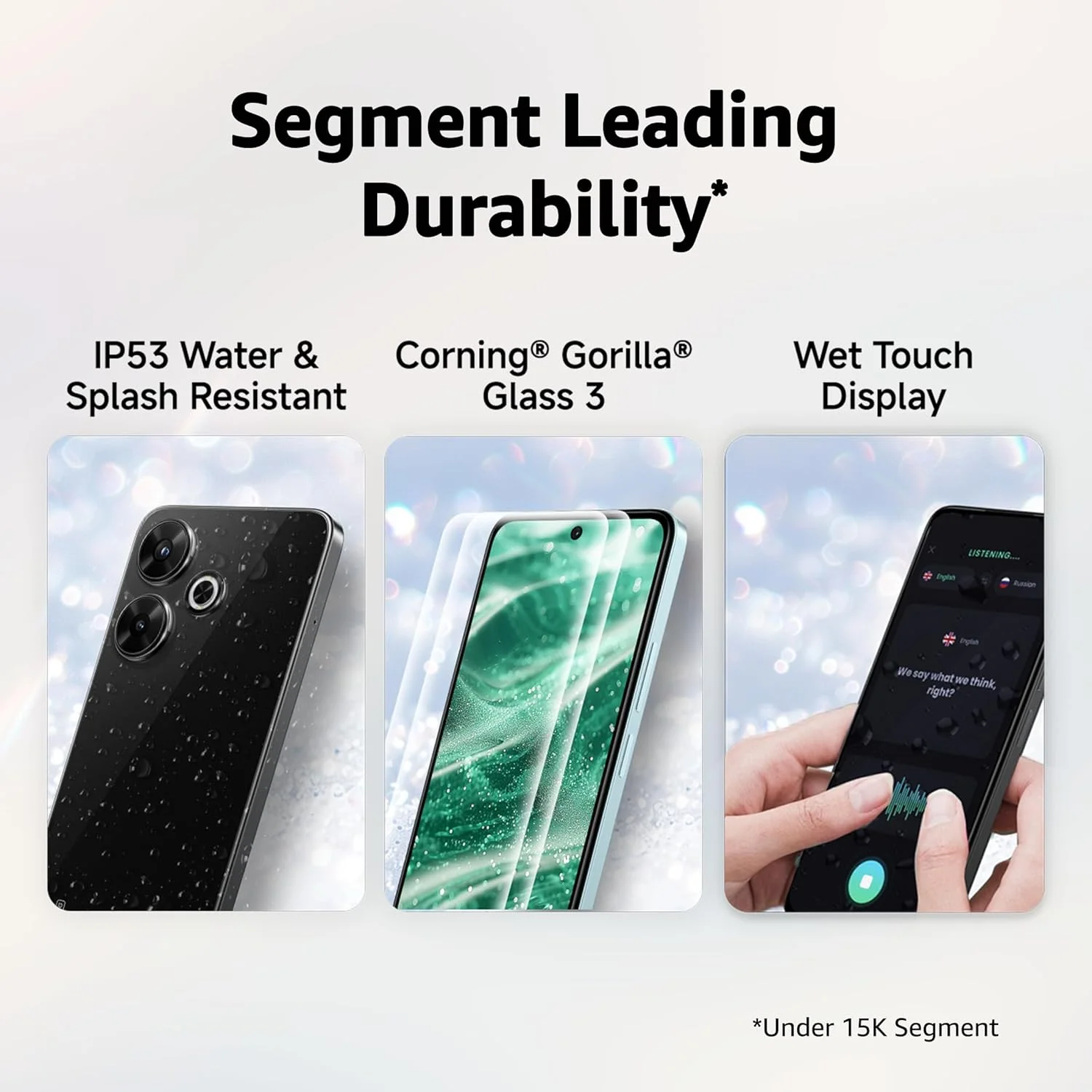 ردمی 13 5G، آبی هاوایی، 6 گیگابایت + 128 گیگابایت، عرضه در هند با SD 4 Gen 2 AE، دوربین حرفه ای 108 مگاپیکسلی، بزرگترین نمایشگر 6.75 اینچی در این رده