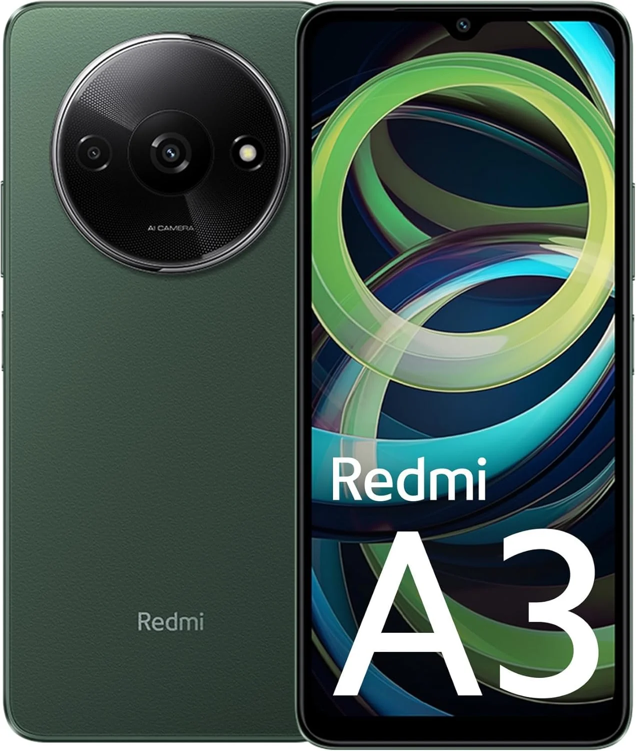 گوشی موبایل شیائومی Redmi A3 سبز زیتونی با 4 گیگابایت رم و 128 گیگابایت حافظه داخلی (بدون پیشنهاد ویژه)