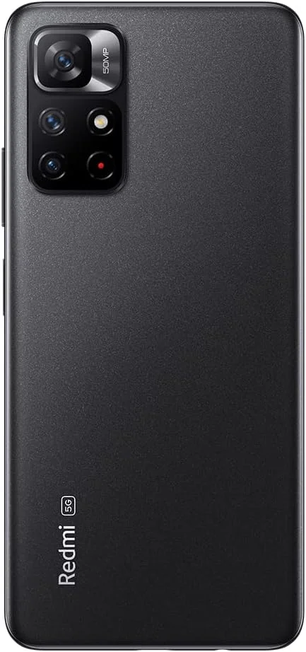گوشی موبایل شیائومی Redmi Note 11S 5G با حافظه 128 گیگابایت و رم 4 گیگابایت (مشکی نیمه شب) دو سیم کارت