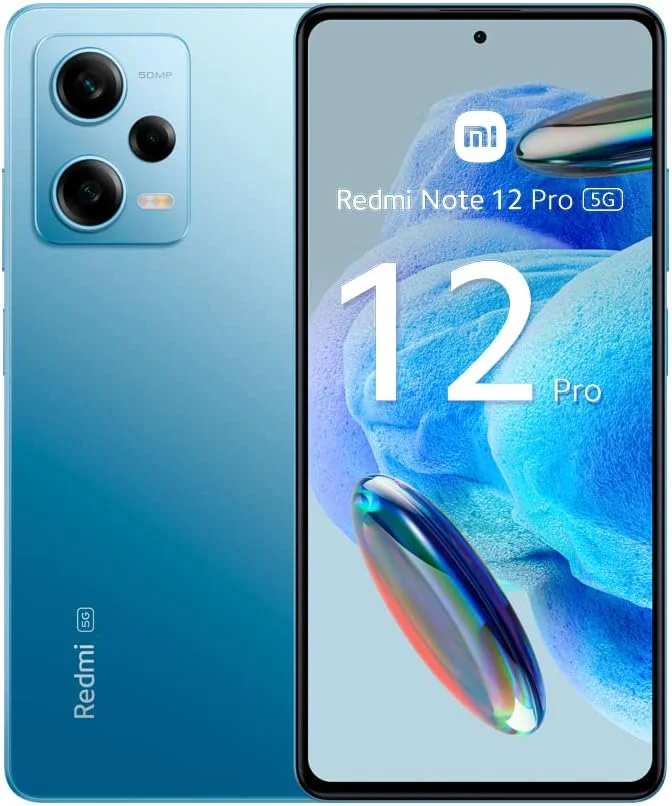 گوشی موبایل شیائومی Redmi Note 12 Pro دو سیم کارت 128 گیگابایت حافظه داخلی + 6 گیگابایت رم (فقط GSM | بدون CDMA) نسخه بین المللی آنلاک فکتوری 5G (آبی مات) گوشی موبایل شیائومی Redmi Note 12 Pro دو سیم کارت 128 گیگابایت حافظه داخلی + 6 گیگابایت رم (فقط GSM | بدون CDMA) نسخه بین المللی آنلاک فکتوری 5G (آبی مات)