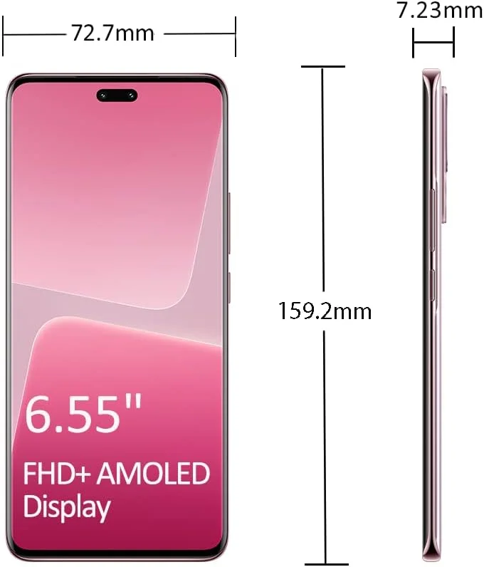 گوشی شیائومی 13 لایت (صورتی لایت، 8 گیگابایت رم، 256 گیگابایت حافظه داخلی) - نمایشگر 120 هرتز AMOLED | پردازنده پیشرفته 4 نانومتری Snapdragon® 7 Gen 1 | سیستم دوربین پرچمدار برای عکسهای شاهکار | طراحی باریک و سبک برای راحتی در دست گوشی شیائومی 13 لایت (صورتی لایت، 8 گیگابایت رم، 256 گیگابایت حافظه داخلی) - نمایشگر 120 هرتز AMOLED | پردازنده پیشرفته 4 نانومتری Snapdragon® 7 Gen 1 | سیستم دوربین پرچمدار برای عکسهای شاهکار | طراحی باریک و سبک برای راحتی در دست