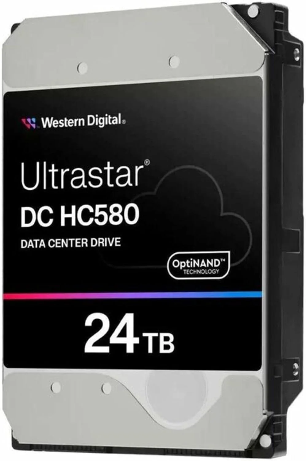 هارد دیسک وسترن دیجیتال WD Ultrastar DC HC580 WUH722424ALE6L4 - ظرفیت 24 ترابایت - داخلی - 3.5 اینچ (8.9 سانتی متر) - SATA 6Gb/s - 7200 دور در دقیقه - بافر: 512 مگابایت